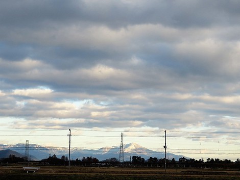 伊吹山と箱館山に挟まれて・・晦日