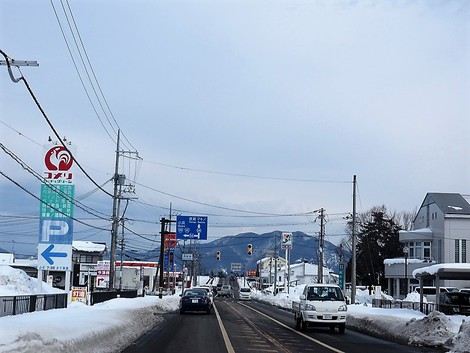 低温で～～思ったより融雪せず！