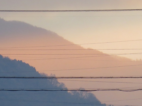 今朝の空～～今月も最後の一週間