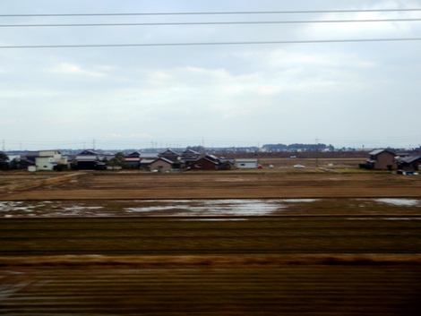 朝の琵琶湖～夕の湖西線車窓から