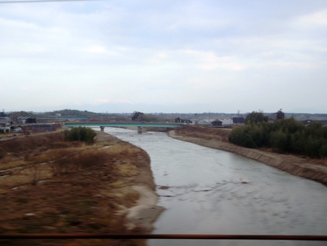 朝の琵琶湖～夕の湖西線車窓から