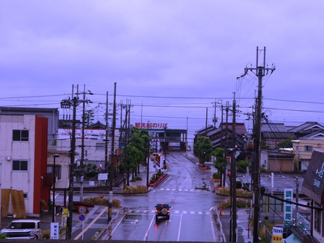 ６月３日～車窓から雨の風景