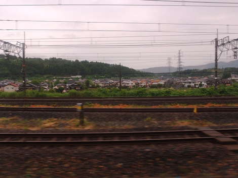 ６月３日～車窓から雨の風景