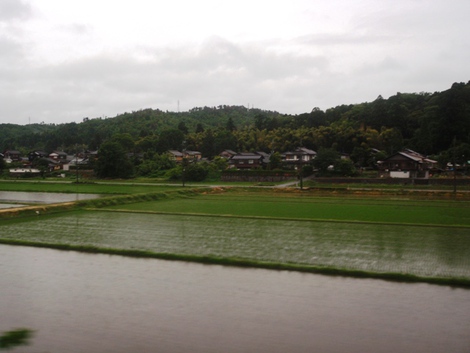 ６月３日～車窓から雨の風景