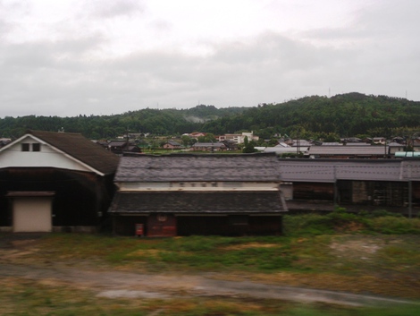 ６月３日～車窓から雨の風景