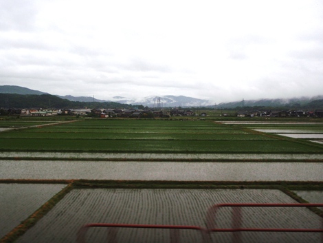 ６月３日～車窓から雨の風景