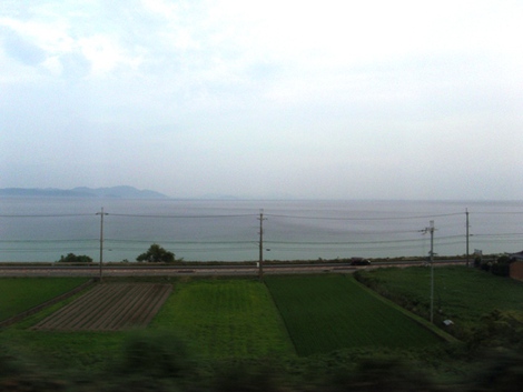 ６月２４日~湖西線車窓から高島市内