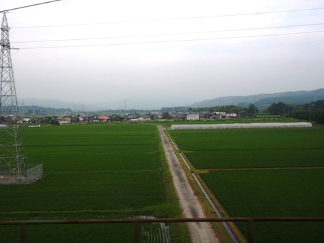 金曜日・・・湖西線車窓