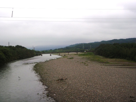 夏模様になった・・湖西線車窓風景