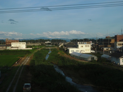 湖西線車窓風景～台風の影響？？風景