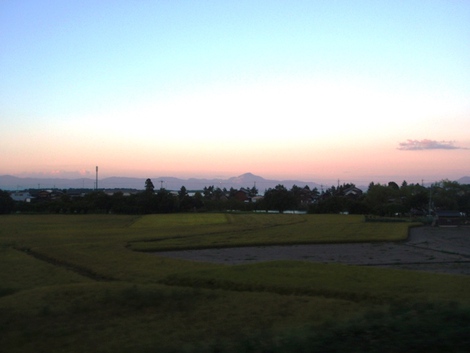 日暮れが早くなってきました