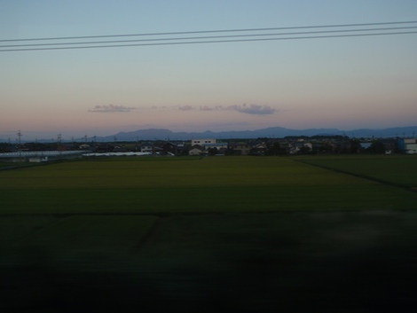 日暮れが早くなってきました