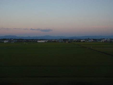 日暮れが早くなってきました