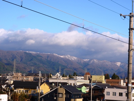 大雪・風雪の注意報が・・湖西線車窓から