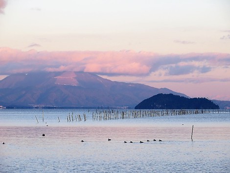夕焼けに風景～～