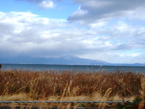 高島市内風景～晴れで冷たかった！