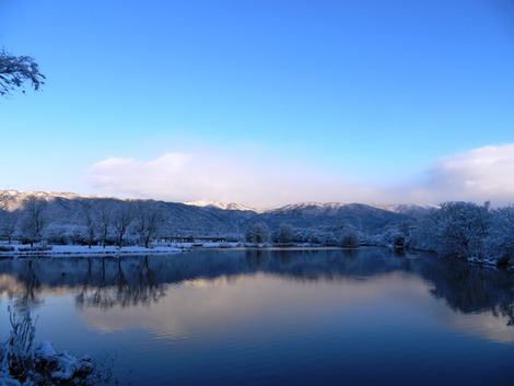 朝の雪風景・・やはり期待してしまいす