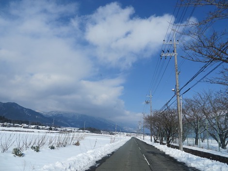 低温で・・雪風景～～降雪時と晴れ間と・・
