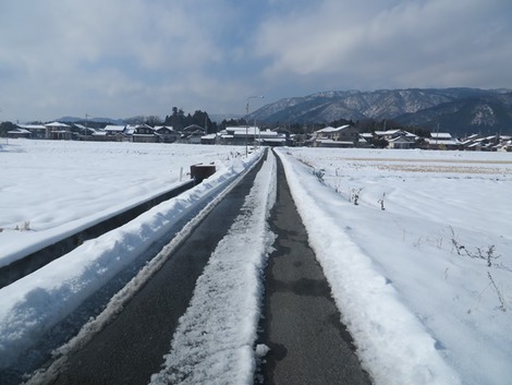 低温で・・雪風景～～降雪時と晴れ間と・・