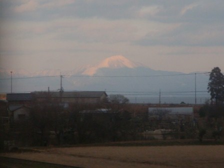 JR湖西線・・車窓から伊吹山