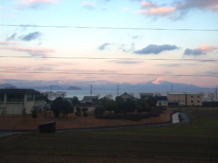 JR湖西線・・車窓から伊吹山