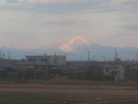 JR湖西線・・車窓から伊吹山