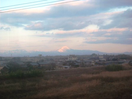 JR湖西線・・車窓から伊吹山