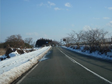 気持ちい天候で・・県道３３３号線（湖周道路）新旭町