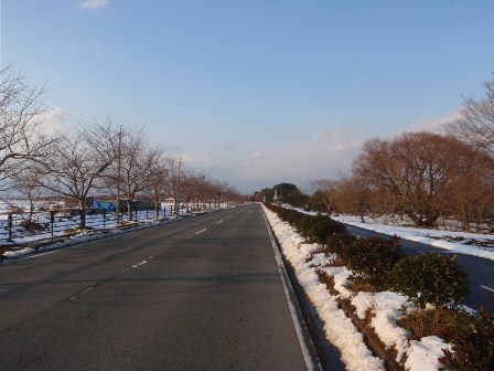気持ちい天候で・・県道３３３号線（湖周道路）新旭町