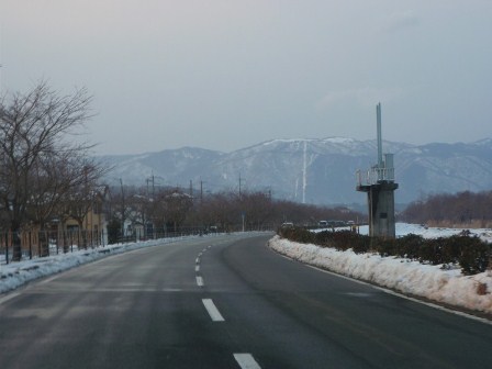 気持ちい天候で・・県道３３３号線（湖周道路）新旭町