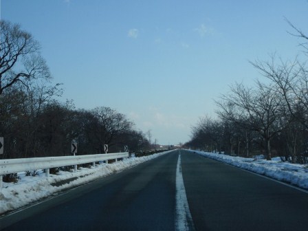 気持ちい天候で・・県道３３３号線（湖周道路）新旭町