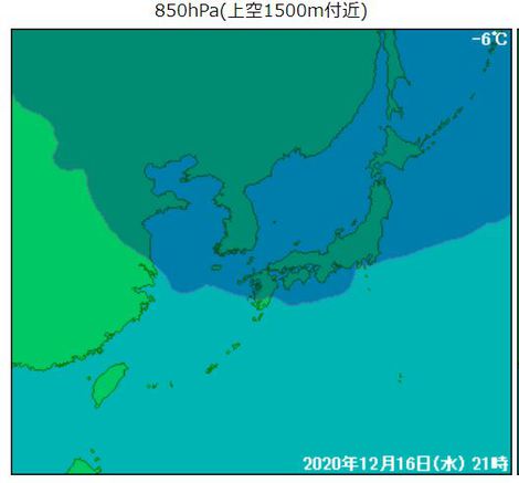 里にも雪～大雪注意報が・・寒気団が