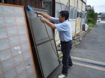 網戸張り替え