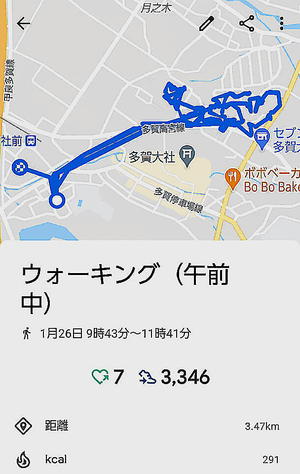 徘徊三日目！