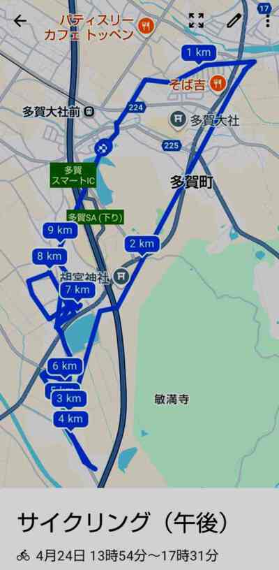 徘徊初日（４月度）