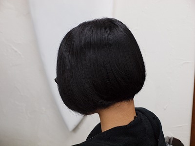 シンプルなボブ
