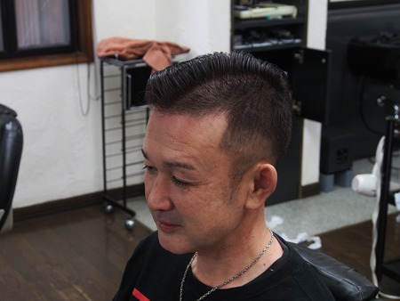 7:3　part hair