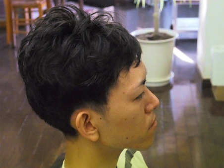 ツーブロック　マッシュ