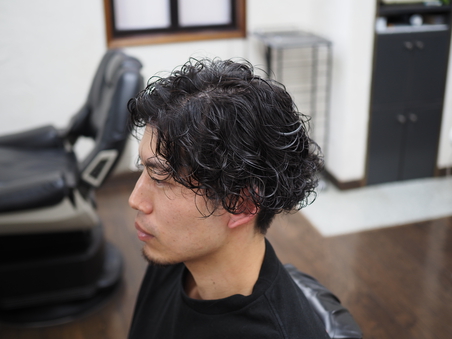 大人パーマ