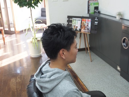 ツーブロックショートヘア