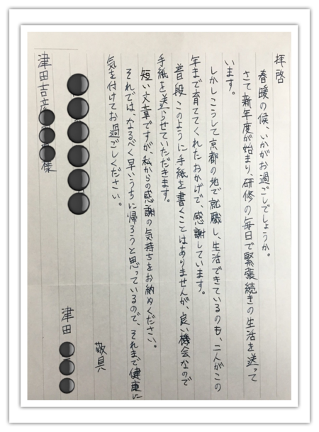 手紙