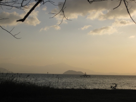 いつもの場所、いつもの琵琶湖・・風景