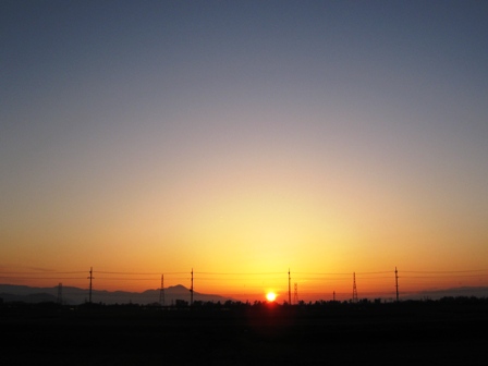 土筆、梅、朝陽に・・。