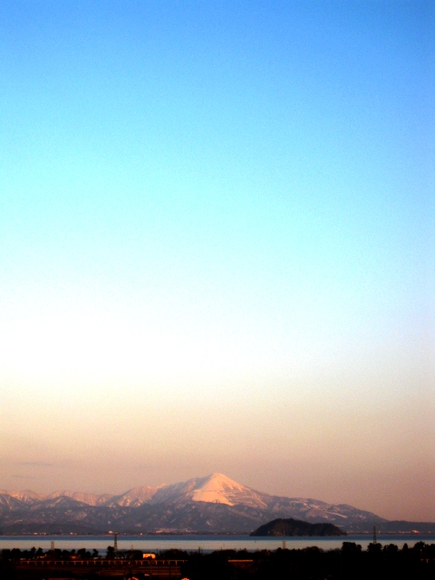 ええ天気でした・・夕暮れも