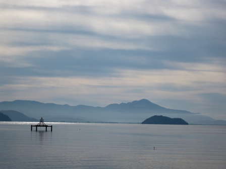 真夏日でした・・でも朝琵琶湖