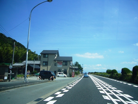 南の入り口から安曇川の鉄橋まで・・高島市