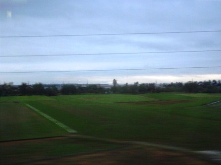 夕方車窓は雨風景で・・明日は小さな冬型？