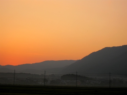 今日も夕方・・風景