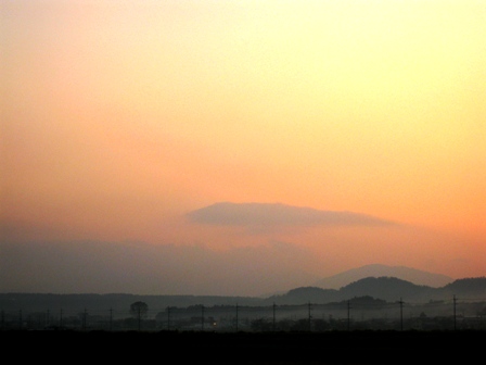 今日も夕方・・風景