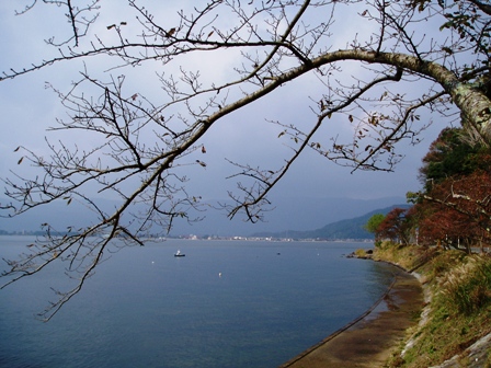 野村万作狂言で白髭神社を・・今日の高島市